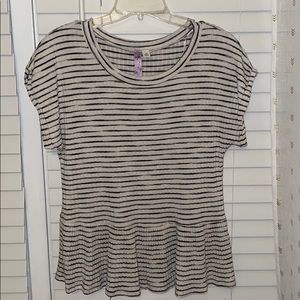 Francesas striped flowy top